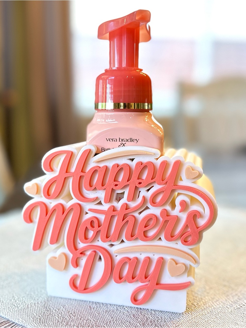 Mother's Day Foaming Soap Holder for Bath & Body Works Bottles